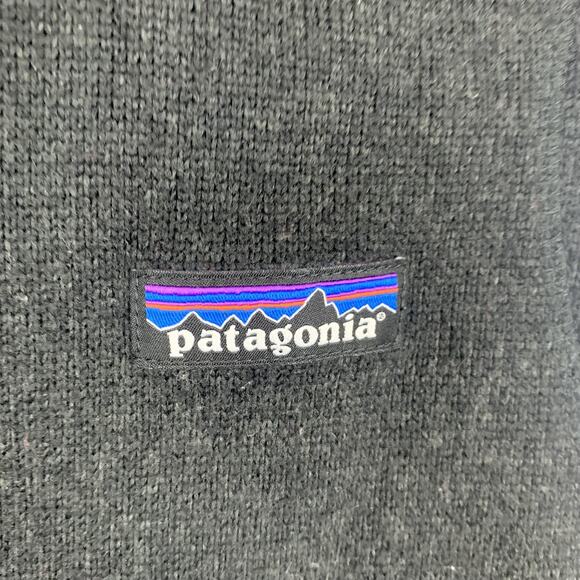 Patagonia Sweater Vest Women Small Black Better Sweater Fleece Full Zip Outdoors - Picture 3 of 7